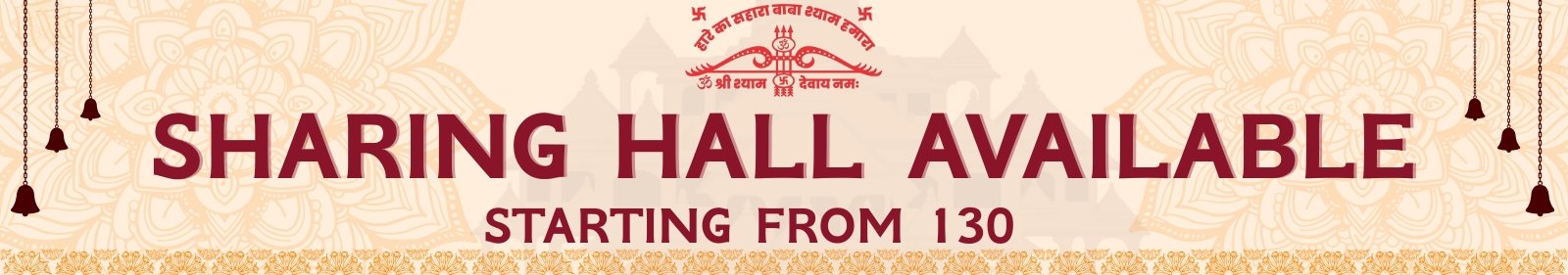 Sharing Hall Available